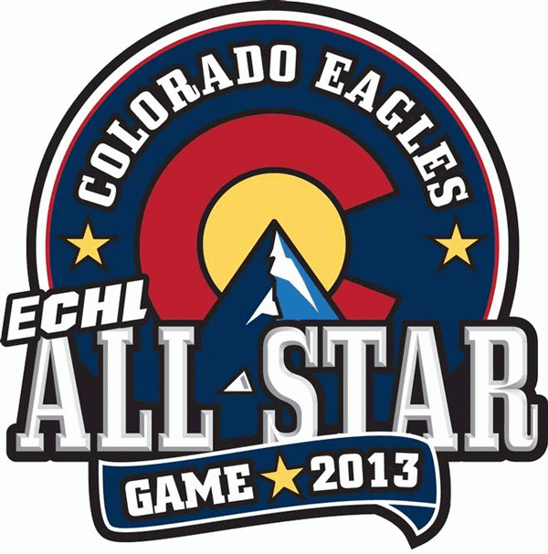 echl all-star game 2013 primary logo iron on heat transfer